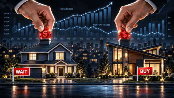 feature image of Should You Wait to Buy a Home? Here's What 23 Years of Data Say