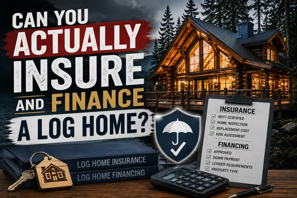 Can You Actually Insure and Finance a Log Home?