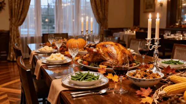 feature image of Skip the Kitchen: Thanksgiving Dinner at Restaurants in Salt Lake County (Herriman, Riverton, South Jordan &amp; Beyond)