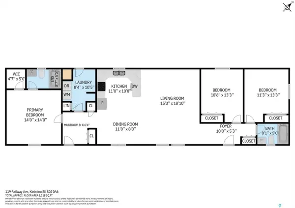 119 Railway AVENUE, Kinistino, SK S0J 1H0