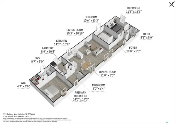 119 Railway AVENUE, Kinistino, SK S0J 1H0