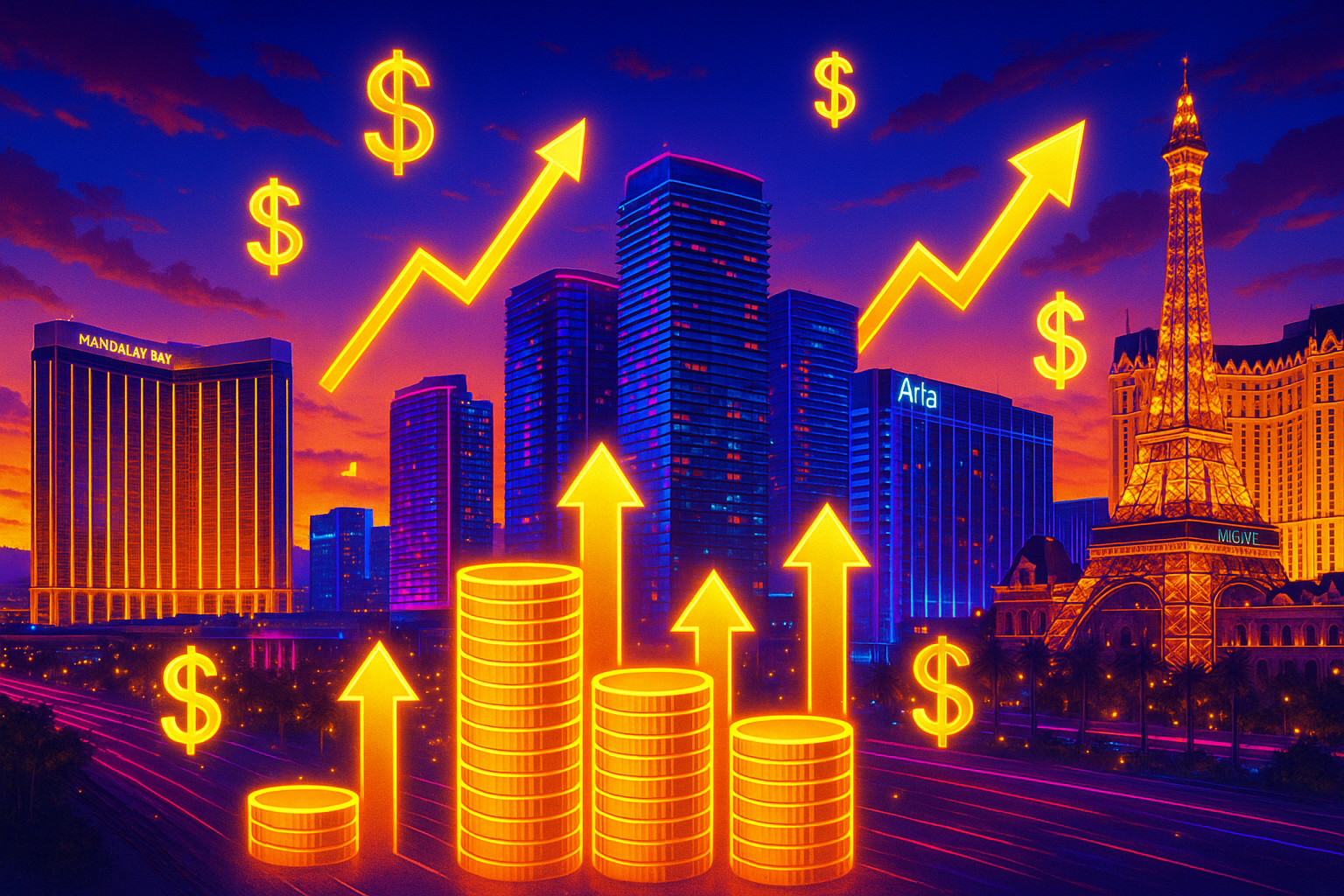 Las Vegas real estate investment infographic showcasing property investment opportunities and market analysis