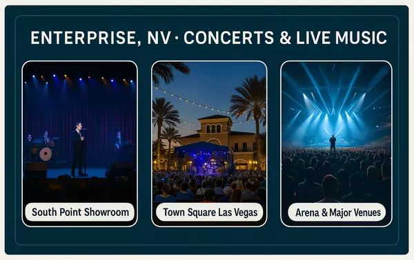 Enterprise, NV Concerts 2025: Complete Guide to Live Music, Entertainment Venues & Concert Events,Real Estate Concierge Network (RECNGroup.com)