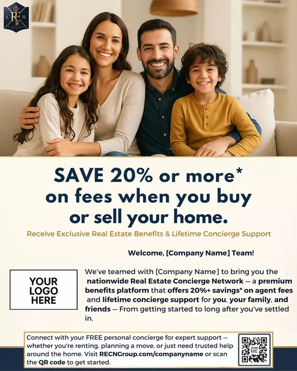 SAVE 20% or more on fees when you buy or sell your home. Receive Exclusive Real Estate Benefits