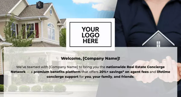 Company or buisness landing page