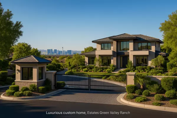 The Estates at Green Valley Ranch guard-gated luxury custom homes featuring Strip views, exclusive amenities, and premium community living representing neighborhood excellence