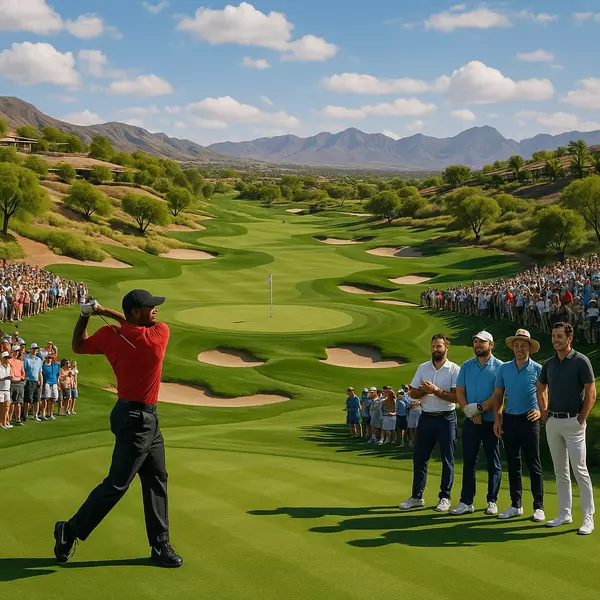 Rio Secco Golf Course in Seven Hills designed by Rees Jones, featuring dramatic elevation changes, scenic mountain views, and championship play