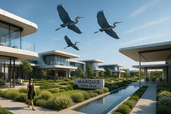 Marquis Seven Hills Henderson ultra-modern community excellence featuring Blue Heron innovation, luxury lifestyle culture, and residents enjoying cutting-edge architectural excellence in Henderson's premier address