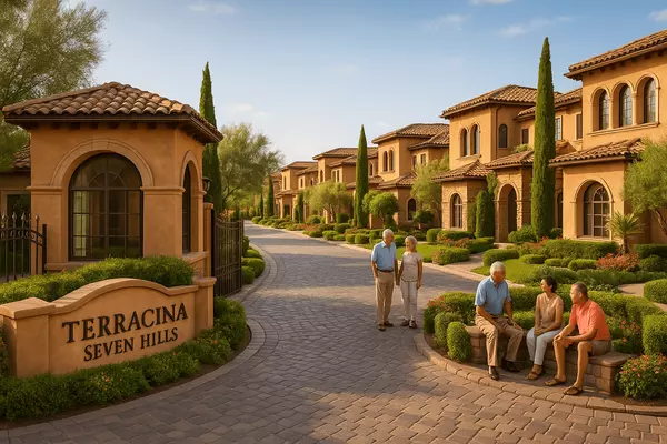 Terracina Seven Hills Henderson community culture featuring guard-gated luxury lifestyle, Tuscan charm, exclusive neighbors, and residents enjoying authentic Italian villa living experiences