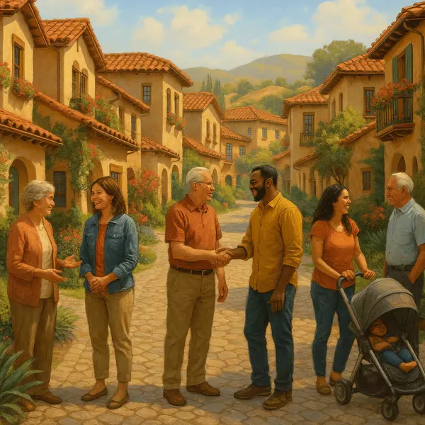 Capistrano Seven Hills community culture featuring Italian architectural charm, inclusive neighborhood excellence, and authentic community relationships in Henderson's established address