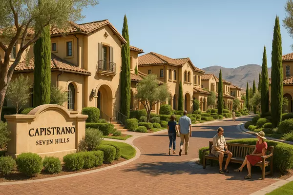 Capistrano Seven Hills established community culture featuring mature neighborhood character, Italian architectural charm, 25+ years of development stability, and Henderson Nevada location