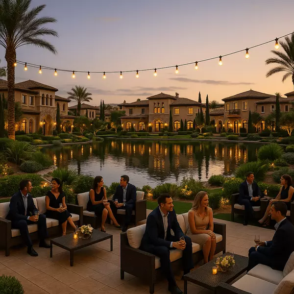 Bella Fiore Lake Las Vegas gathering featuring luxury community events, exclusive Mediterranean lifestyle, resort-quality programming, and gated community culture in Nevada