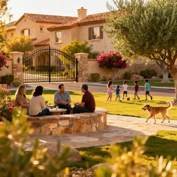 Tuscany Village community culture featuring authentic Italian lifestyle, guard-gated security, neighbor connections, and Mediterranean programming in Henderson Nevada