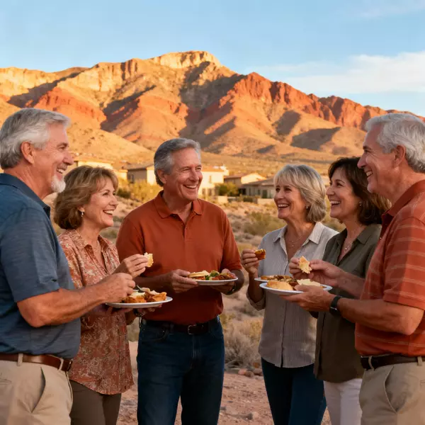 Calico Ridge community culture featuring established family living, custom home owners, mature residents, and desert mountain lifestyle in Henderson Nevada