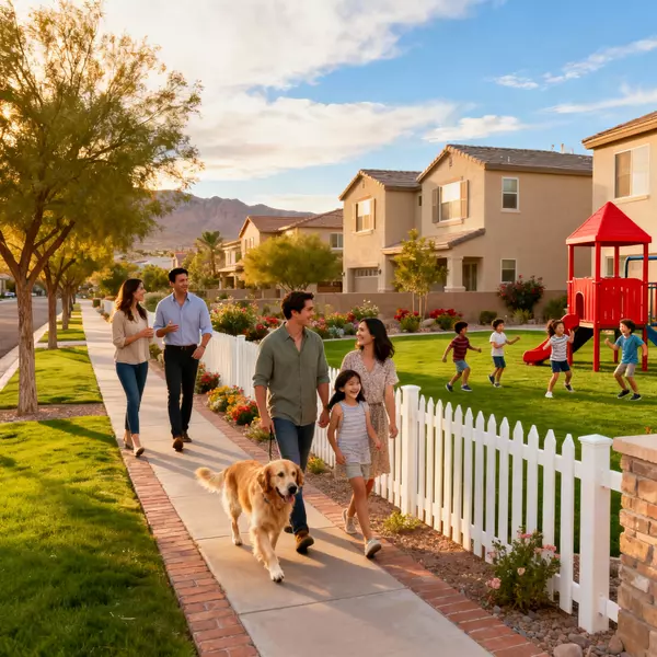 Mission Hills community culture featuring family atmosphere, young professionals, suburban lifestyle, and affordable neighborhood connections in Henderson Nevada