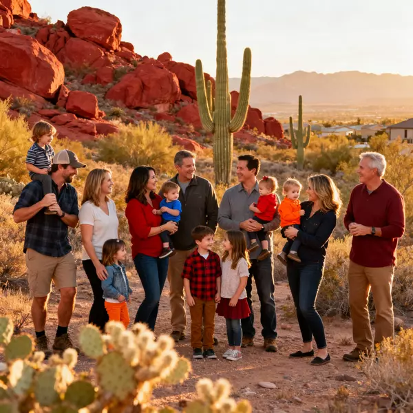 River Mountain Henderson community gathering featuring neighbors, rural desert setting, outdoor enthusiast atmosphere, and peaceful residential connections in Nevada
