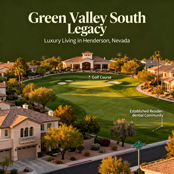 Green Valley South Legacy community culture featuring championship golf lifestyle, luxury neighbors, established residential character, and master-planned programming in Henderson Nevada