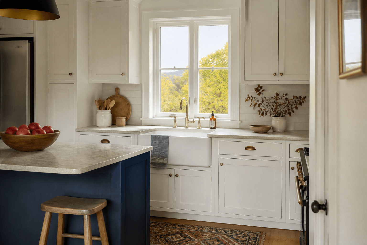 Kitchen in a Hudson Valley home