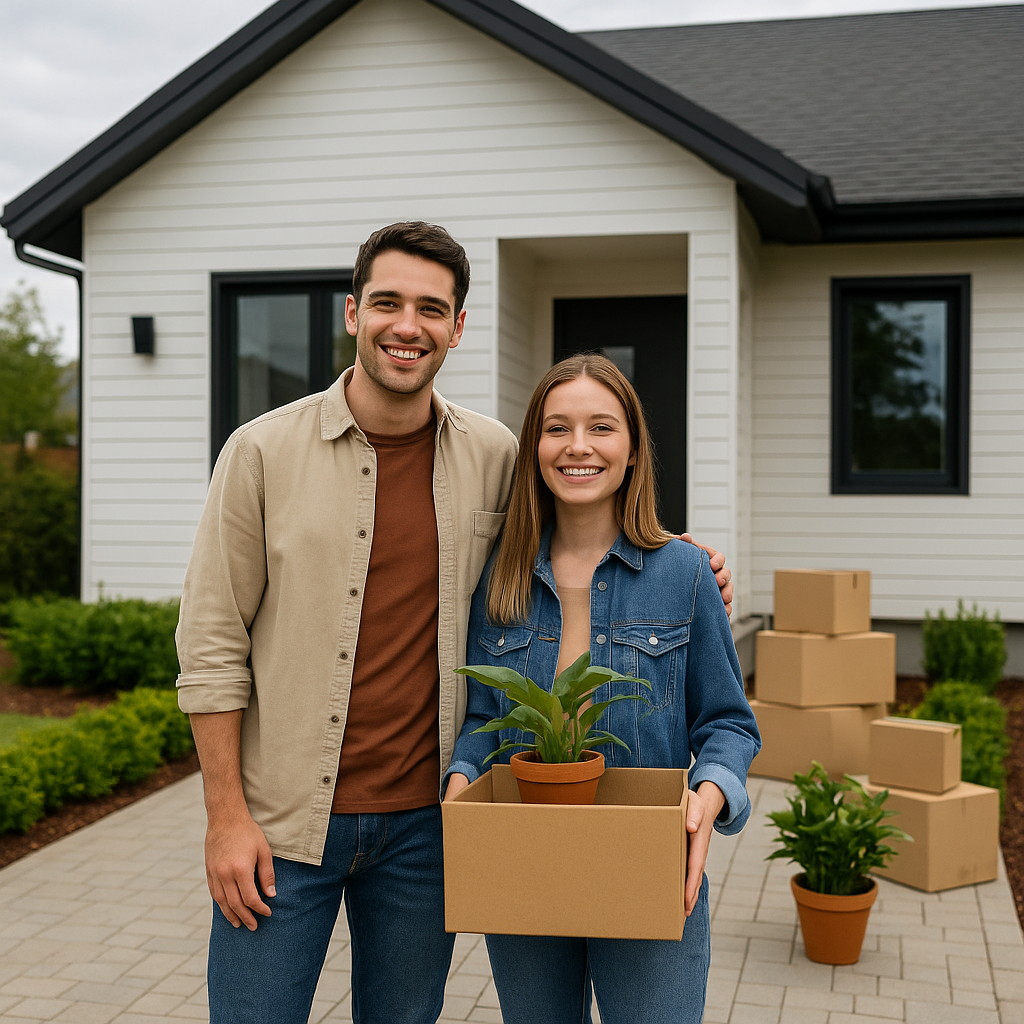 Checklist for first-time homebuyers laid out on a table with coffee and laptop