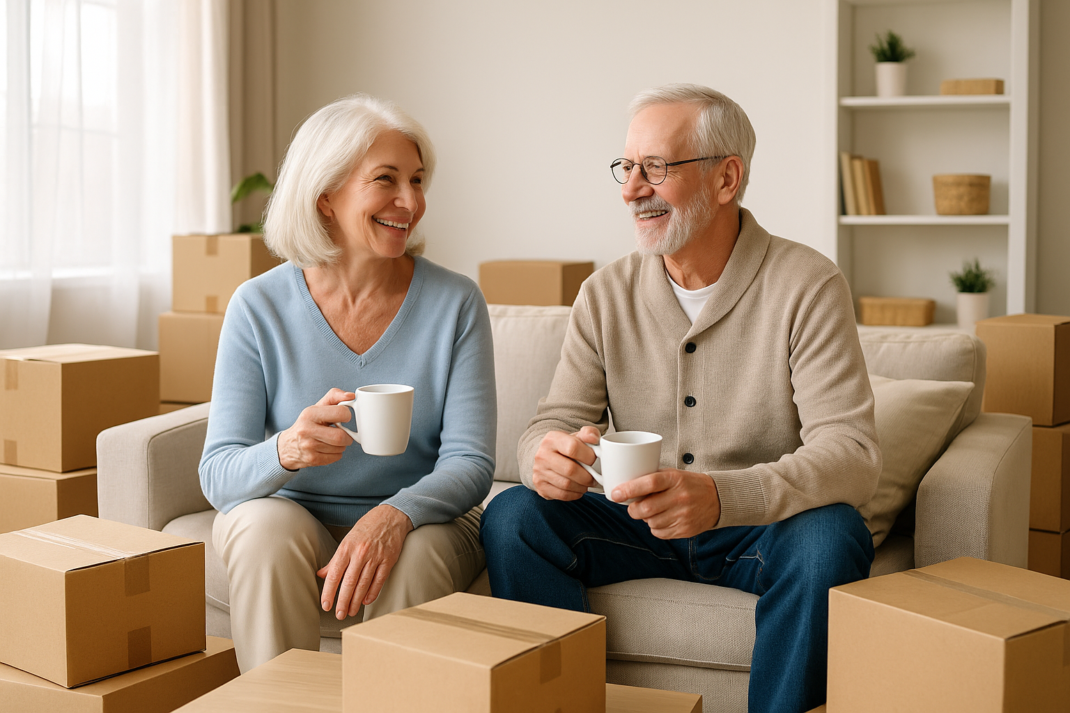 Senior couple downsizing home in Brockville Ontario