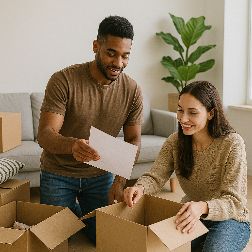 Real estate agent showing a home to an Ontario buyer during a private showing