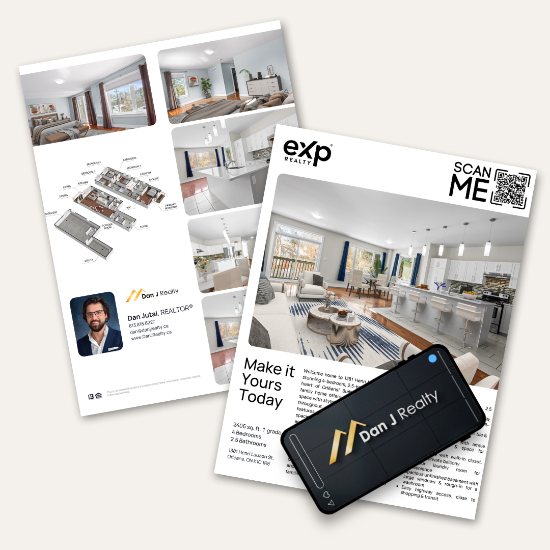 Social media and print advertising for Ontario real estate listings