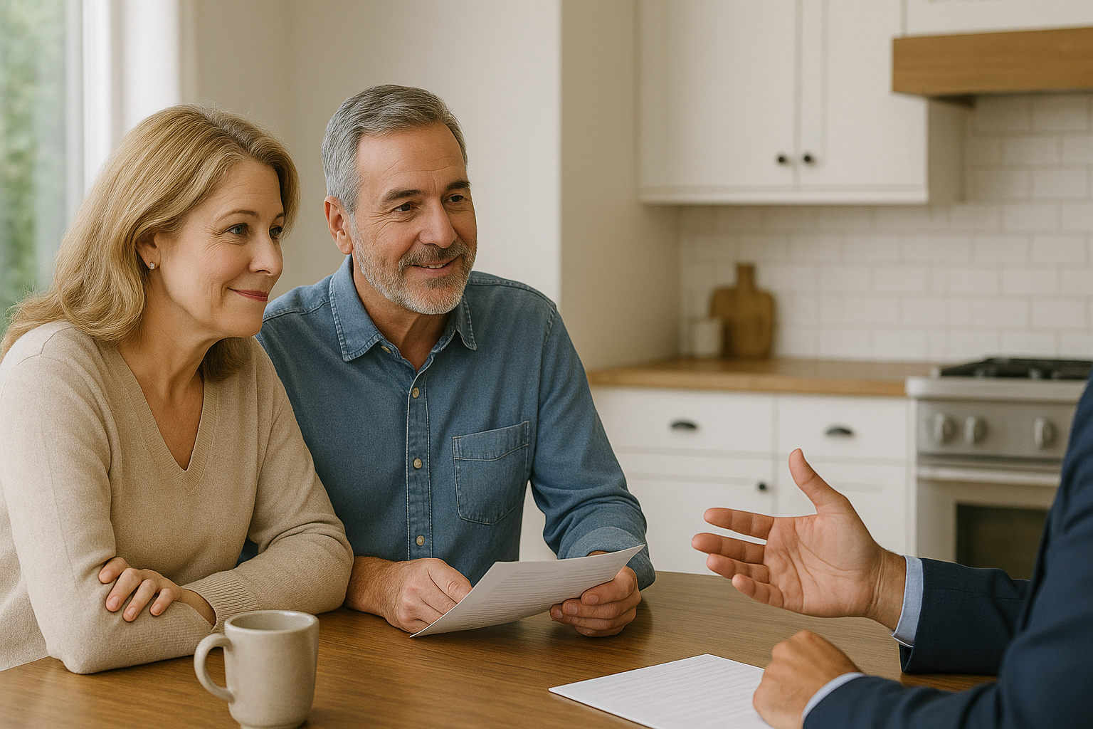 Brockville real estate agent discussing home selling goals with homeowner