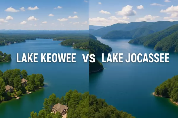 Lake Keowee vs Lake Jocassee – Size, Clarity, Development & Lifestyle Comparison