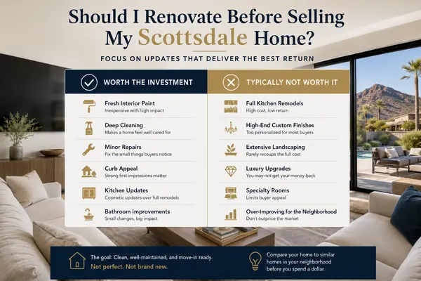 Should I Renovate Before Selling My Scottsdale Home? ,Jennifer Keene