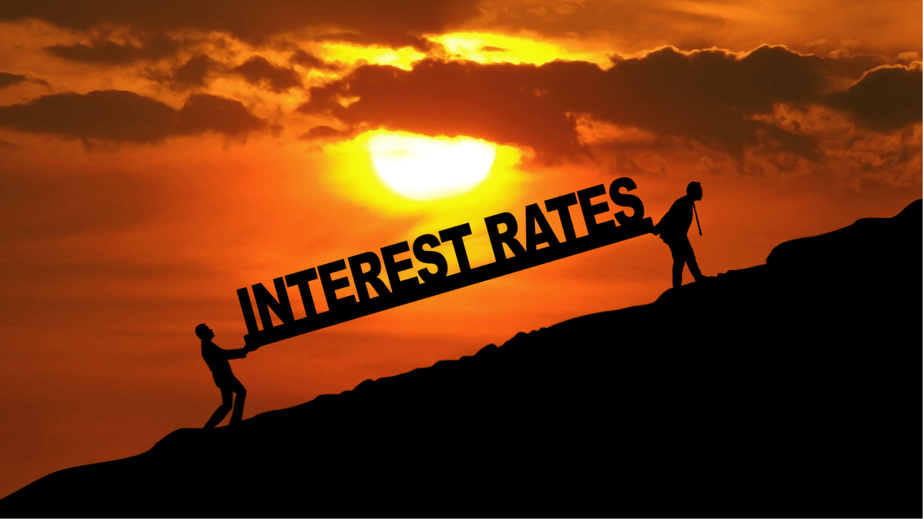 Rising interest rates illustrated on a steep hill, representing why home buyers should not wait for mortgage rates to fall before buying a home