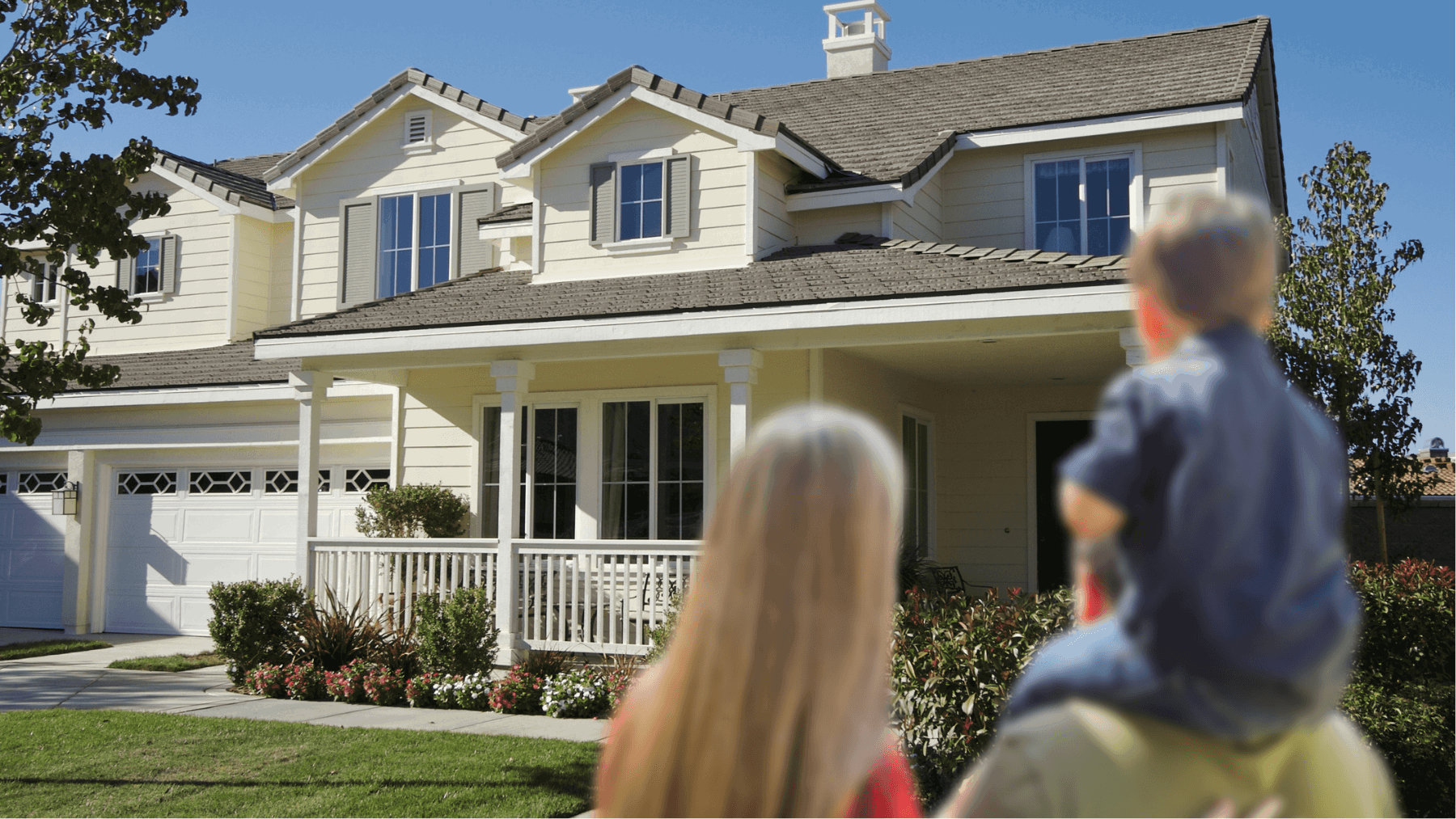 Family viewing a Dallas area home for sale, illustrating why online listing views do not always translate into serious home buyers