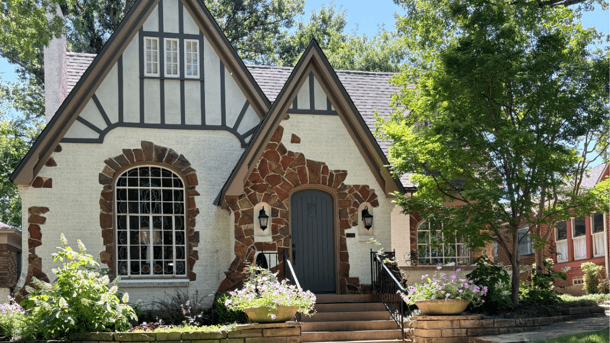 Historic Dallas neighborhood with mature trees and original architecture, representing Old Dallas areas like Lakewood, M Streets, Kessler Park, Hollywood Heights and Swiss Avenue