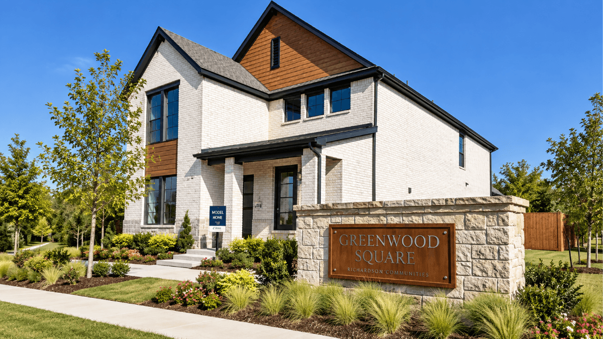 Greenwood Square: A Rare New Home Opportunity in West Richardson