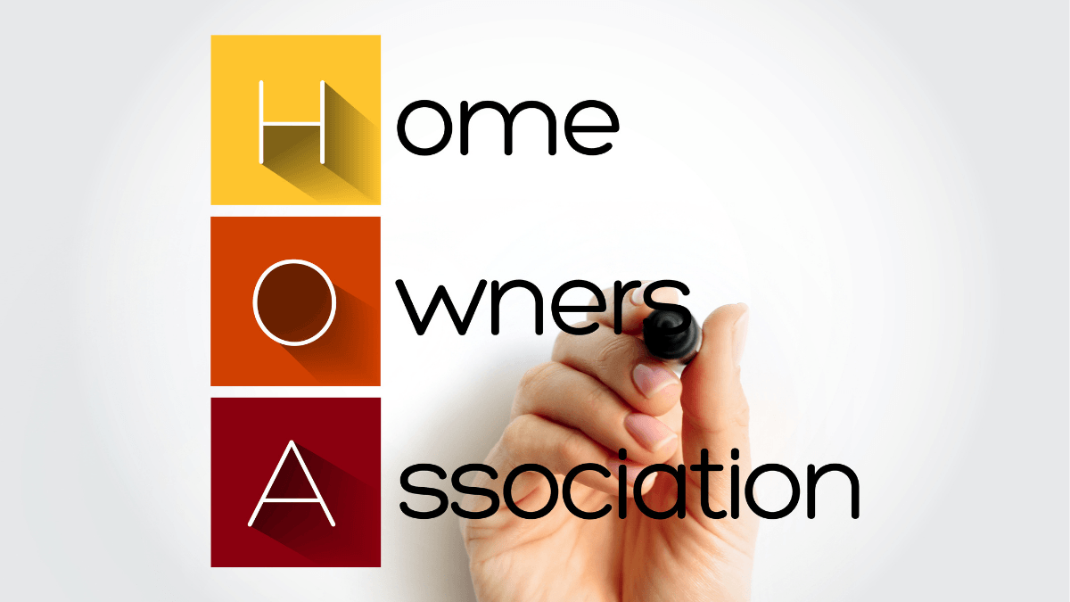 Homeowners association graphic representing HOA dues, rules, amenities and community standards that North Dallas, Richardson, Plano and Allen home buyers should review before purchasing