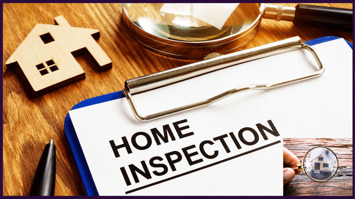 Home inspection clipboard with magnifying glass and house icon, representing the importance of professional home inspections for Dallas-area buyers to uncover hidden issues, plan repairs and protect their investment