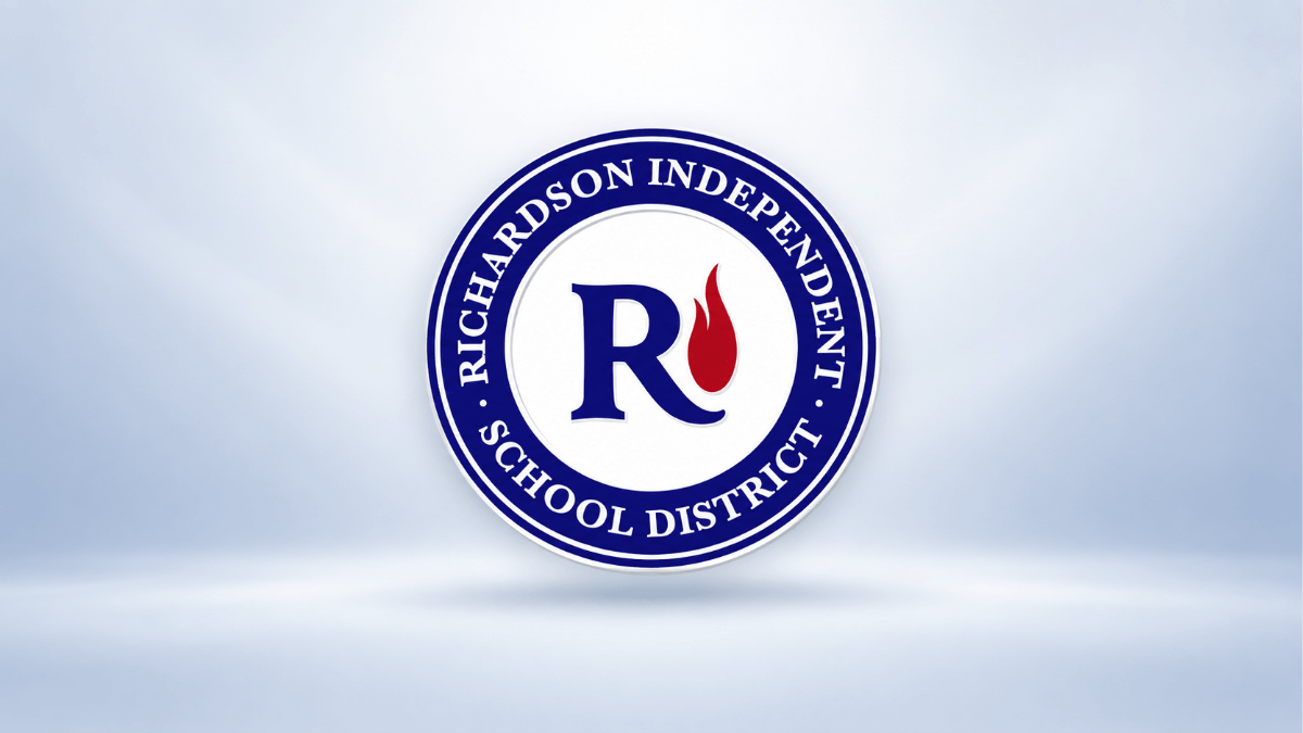 Richardson ISD logo representing the district’s 2025 academic achievements, including improved STAAR ratings, college and career readiness, and recognition across Richardson and North Dallas schools