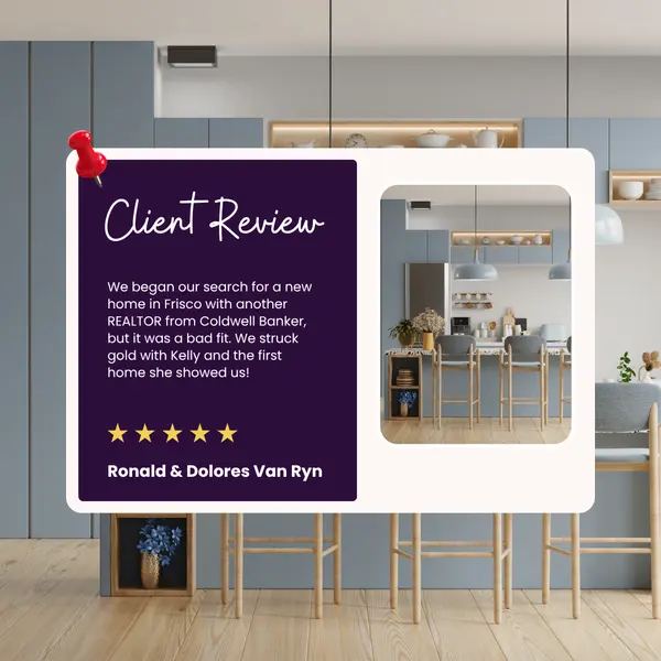 Ronald & Dolores Van Ryn - Kelly Reber Client Review