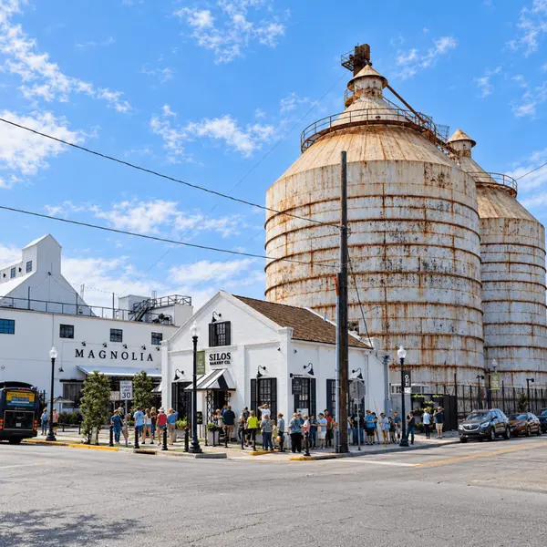 Part 8: Waco, Texas. Magnolia Market at the Silos in Waco, Texas, featuring the landmark silos and Magnolia complex on a popular day trip from Dallas.