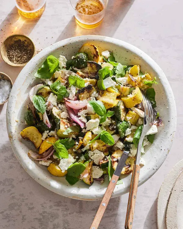 feature image of Grilled Summer Squash