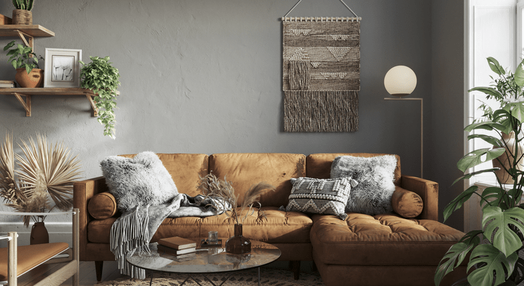 Modern staged living room used to showcase home staging tips for sellers in North San Diego County real estate.