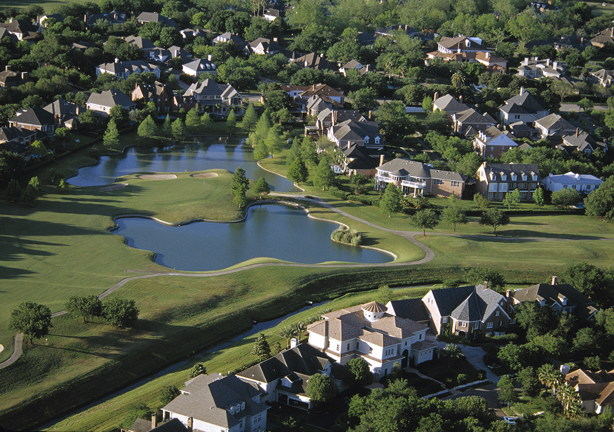 Established homes in First Colony Sugar Land TX