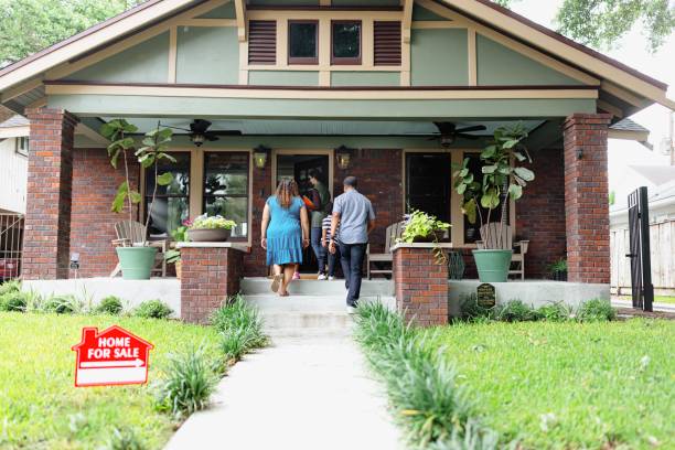 Buyer final walk-through with agent in Texas home