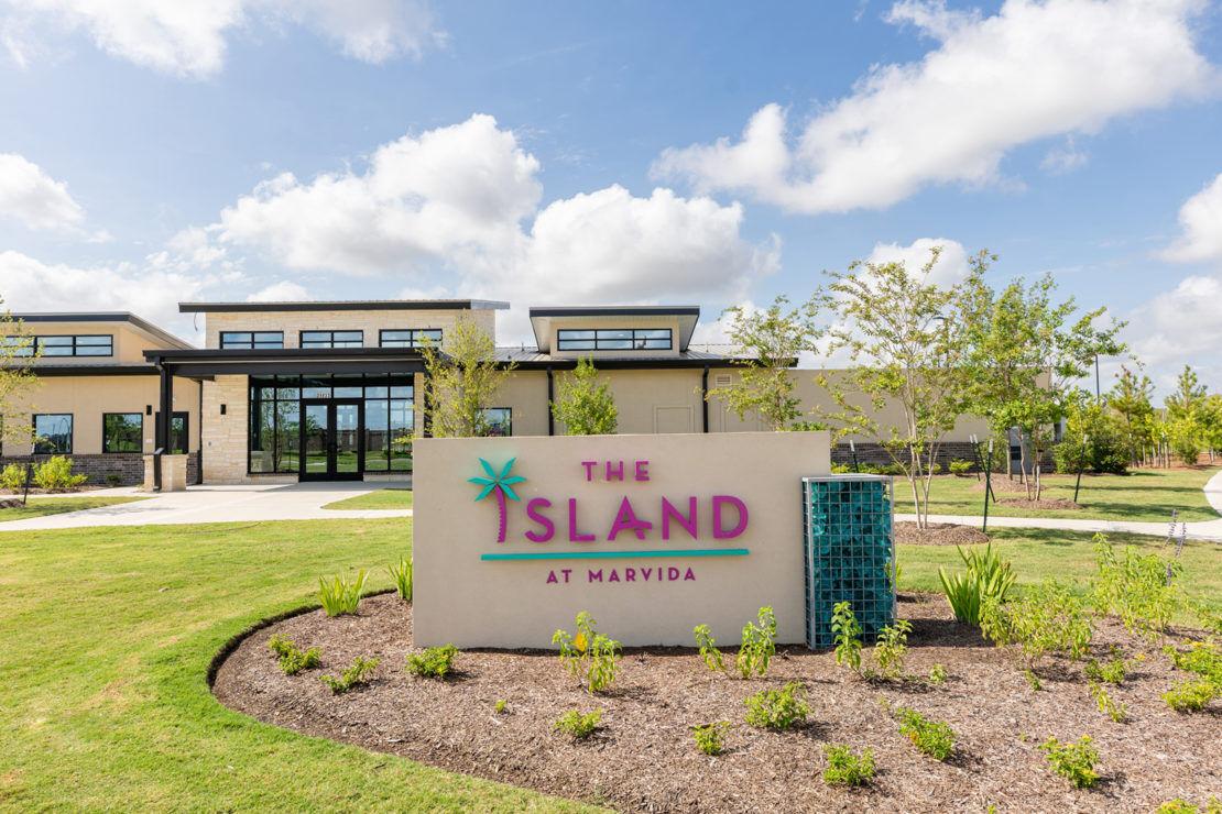 The Island resort-style amenities at Marvida in Cypress, Texas