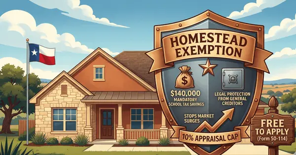 The Texas Homestead Exemption: Why Skipping This Free Trick is a Texas-Sized Mistake