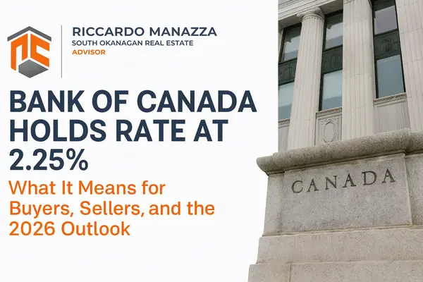 Bank of Canada Holds the Line at 2.25%:  What Today’s Decision Means for the Penticton's Real Estate Market,Riccardo Manazza