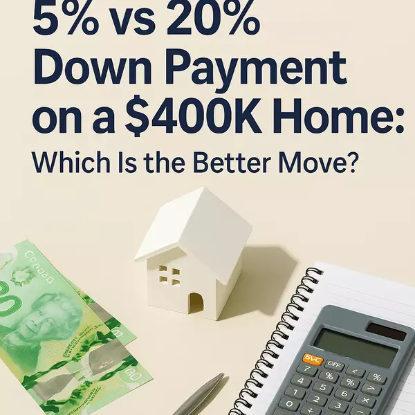 5% vs 20% Down Payment on a $400K Home: Which Is the Better Move?