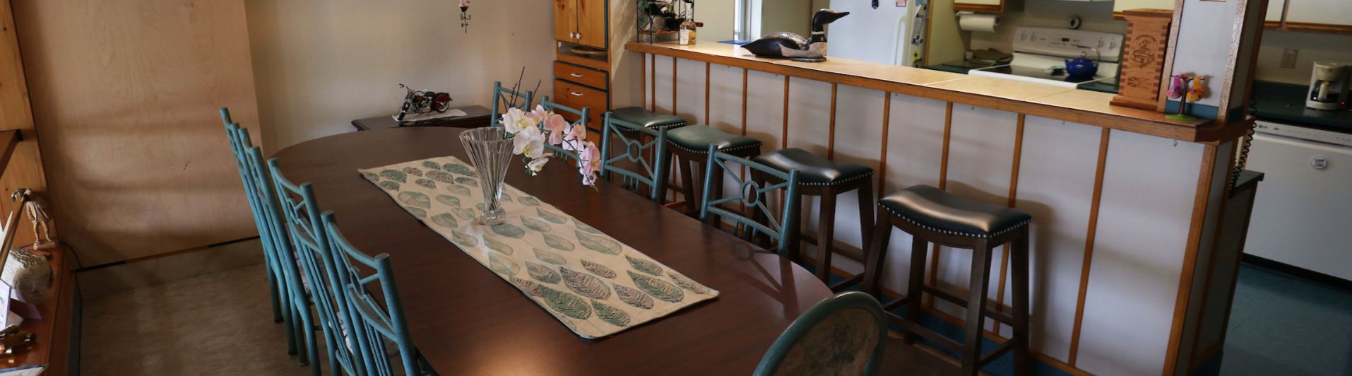 Sparkling clean Halifax kitchen prepared for listing photos.