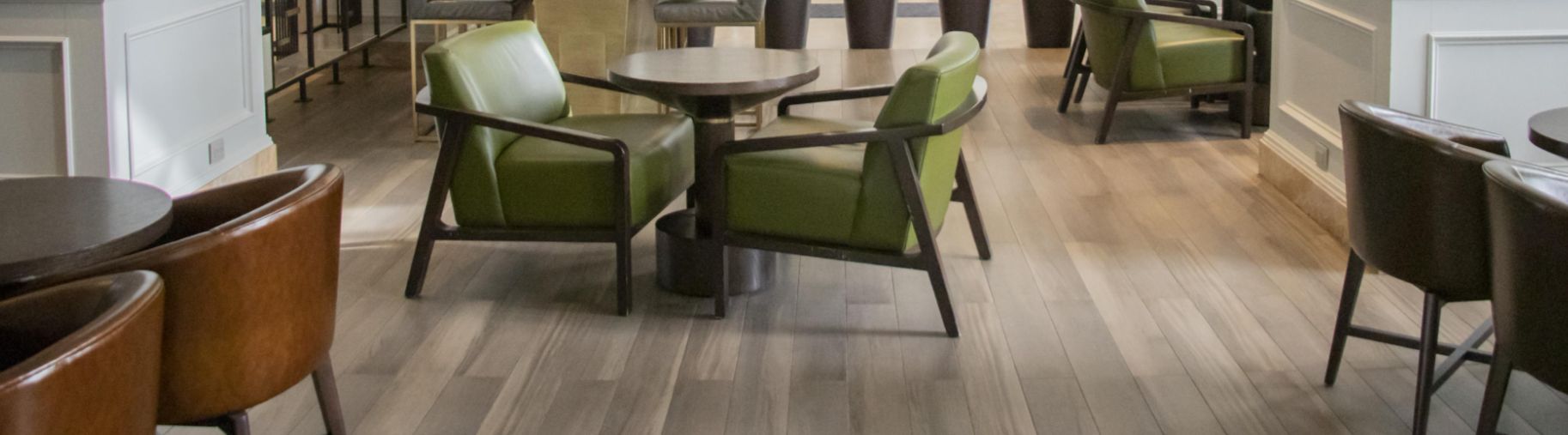 Modern vinyl plank flooring inside a Halifax living space