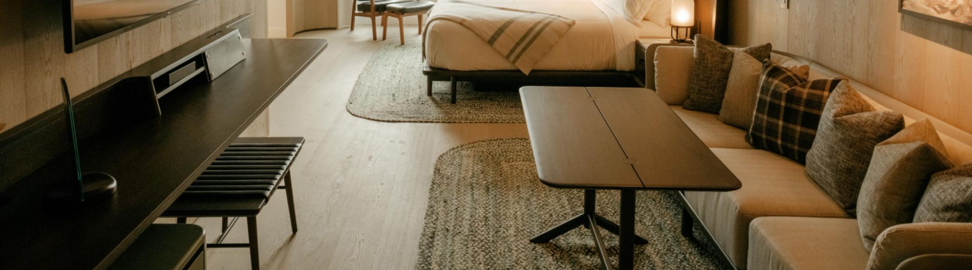 Beautifully staged Halifax living room with neutral decor and modern furniture.