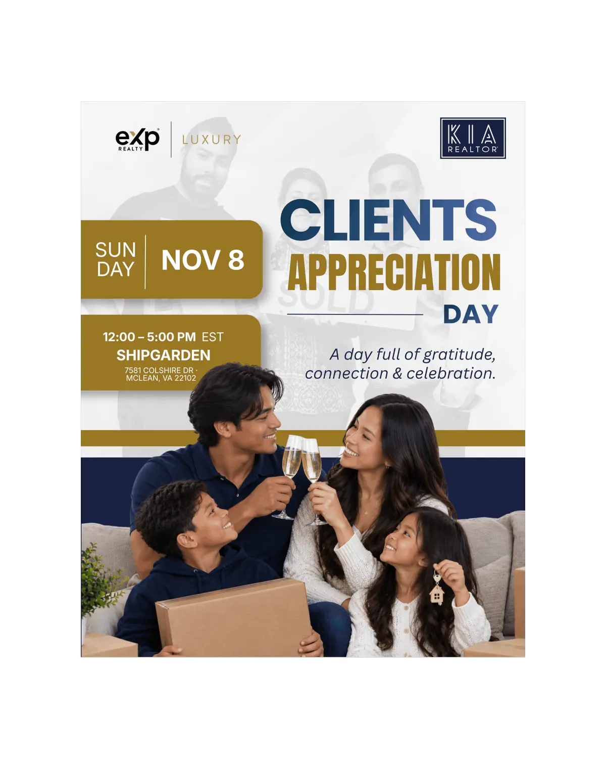 Kiateam Website Event Posters Client's Appreciation Day